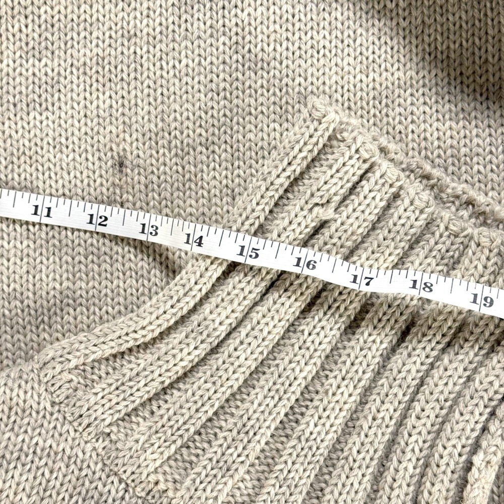 Arthur Beale Beerenberg Oiled Wool Roll Neck Sweater Unisex M British Fisherman - Picture 5 of 12